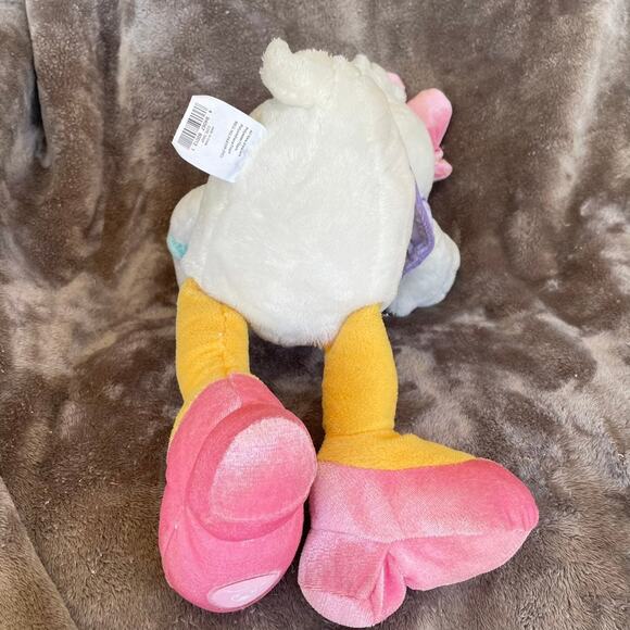 Disney Store Daisy Duck Velour Plush Purple Pink 16" Stuffed Animal READ - Picture 9 of 12